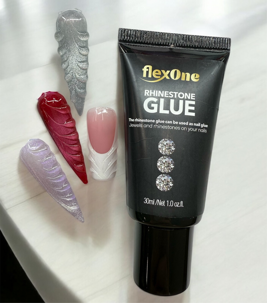 FlexOne Non Wipe Rhinestone Glue Tube 3D gel for painting