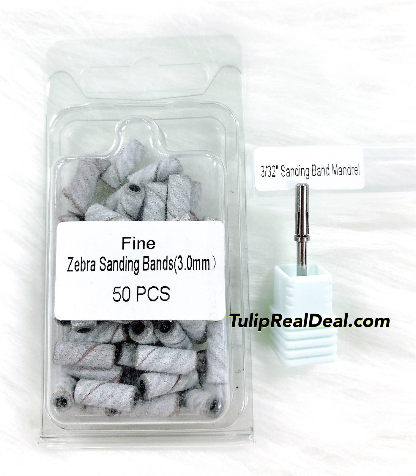 Skinny Mandrel Drill Bit 3.0mm and Sanding Band