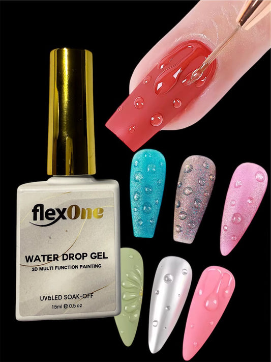FlexOne Water Drop Gel 3D Non Wipe gel for painting