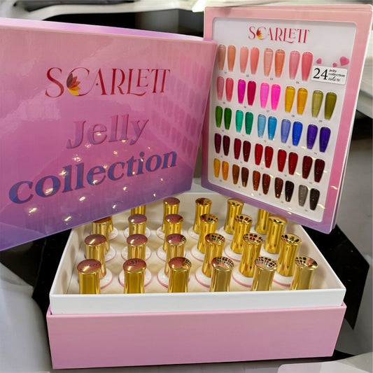 Scarlett JELLY Gel Polish collection 24 colors