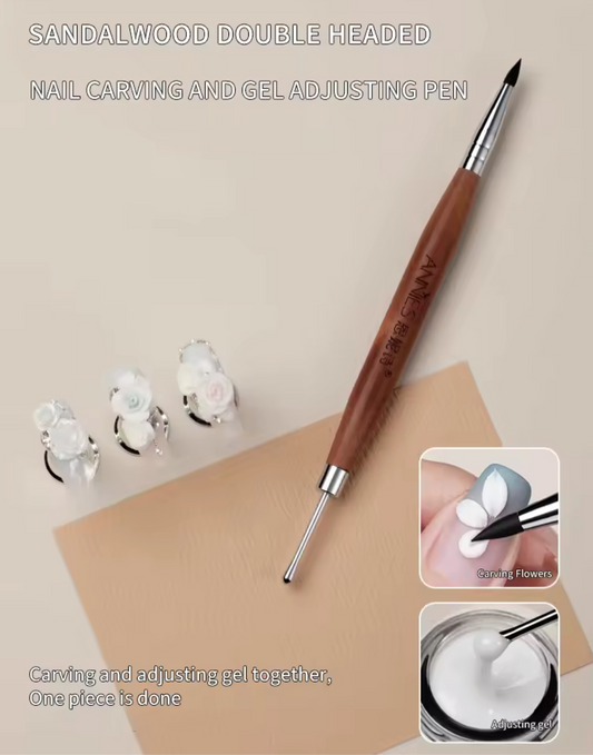 Molding Brush Silicone 2 heads for Sculpture Gel