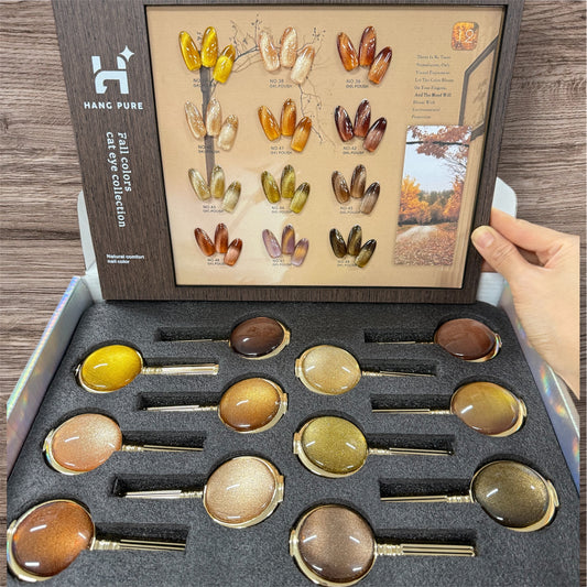 FALL Cat Eye Gel Polish collection 12 colors