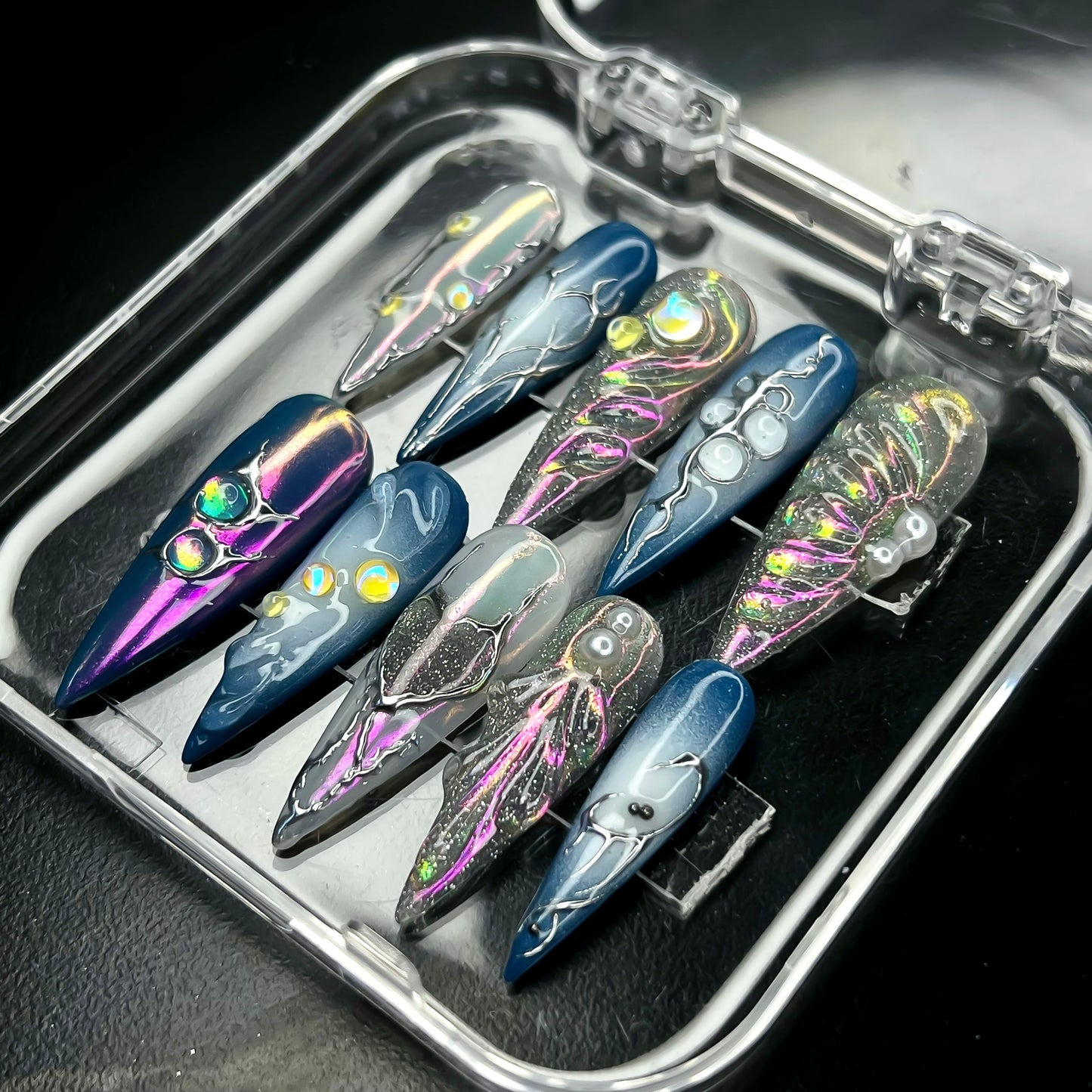 Blue Sea Legend custom Press on