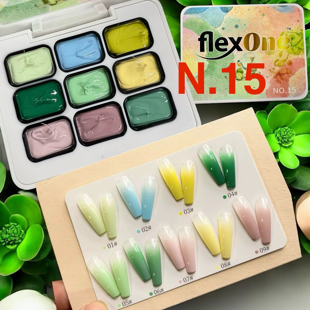 FlexOne Pat Ombre Gel Sets