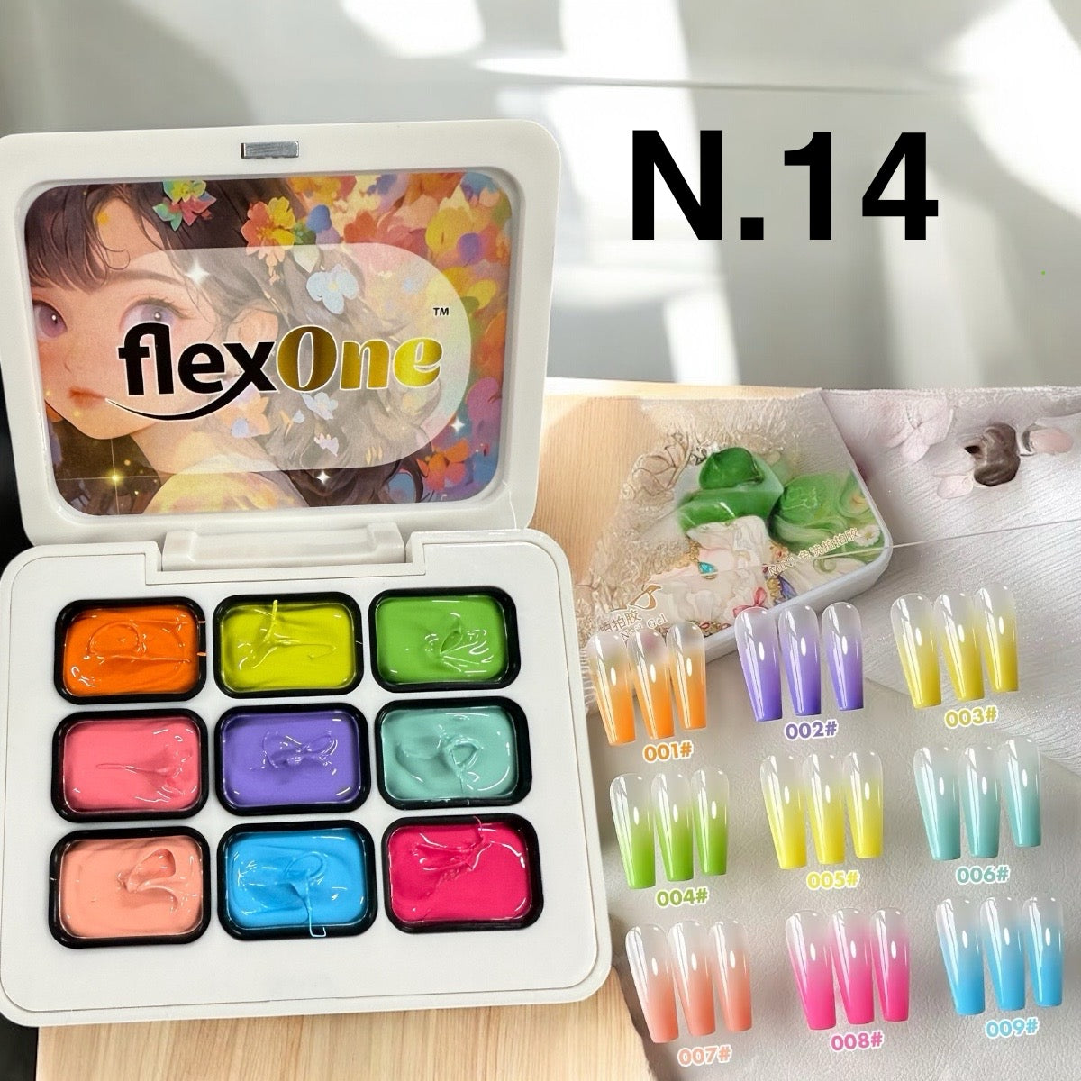 FlexOne Pat Ombre Gel Sets