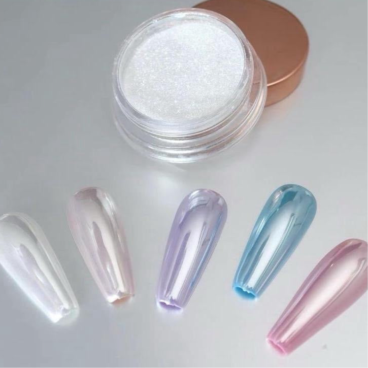 White Pearl Chrome powder- 2grams each jar