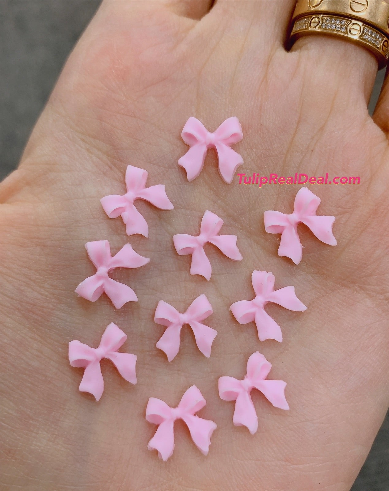 3D Cat Cartoon Charms Bows