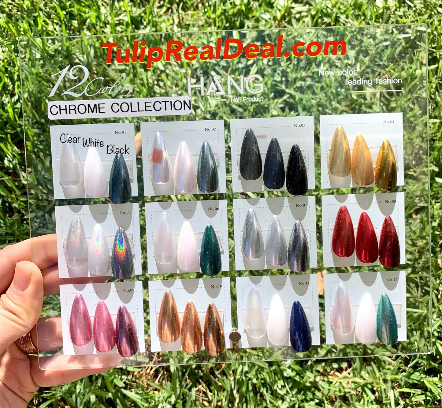 HANG Chrome Powder 12 Colors Collection part 1