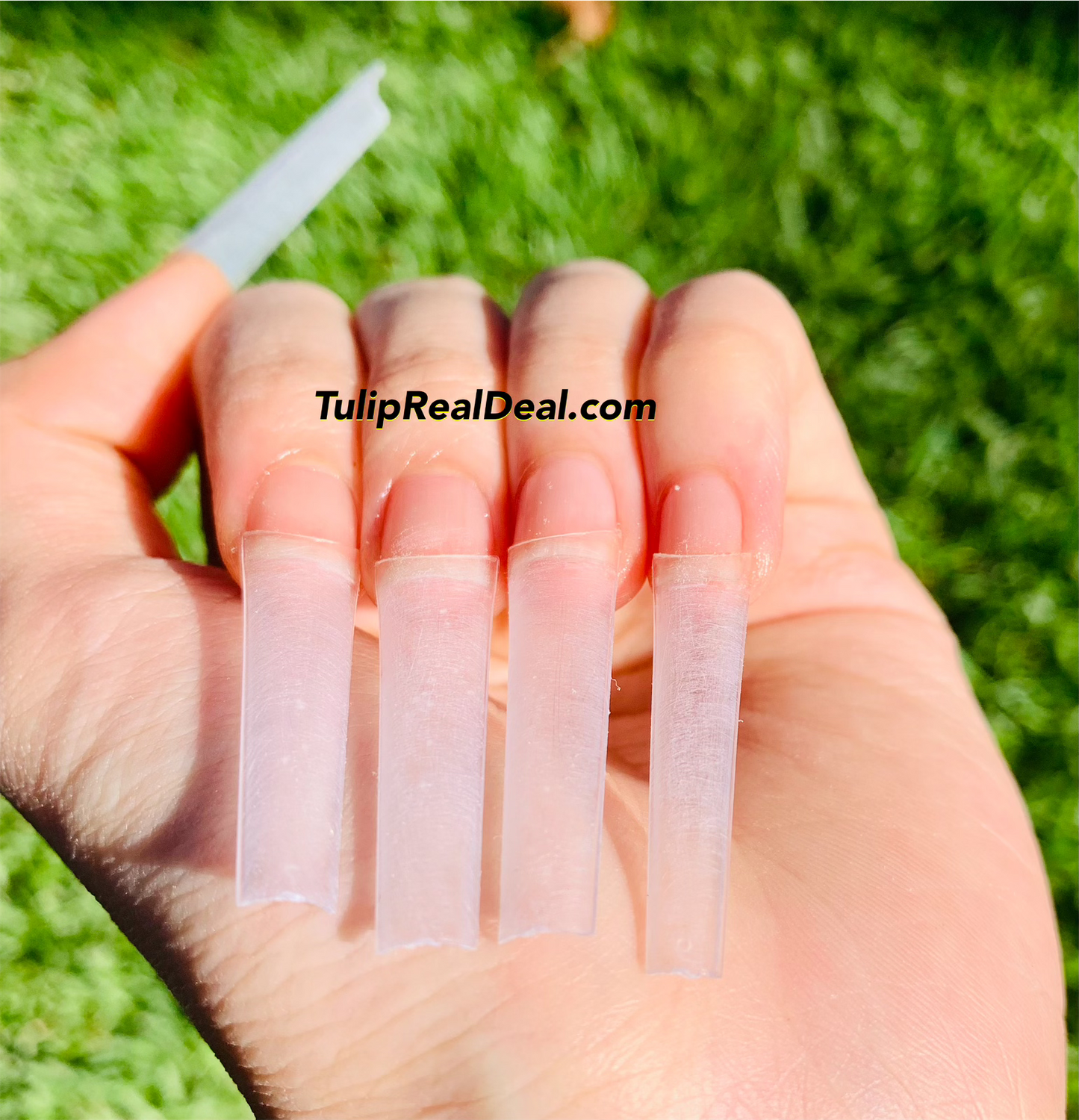 *NEW* XXL Tapered SQUARE Straight NON C-Curve tips