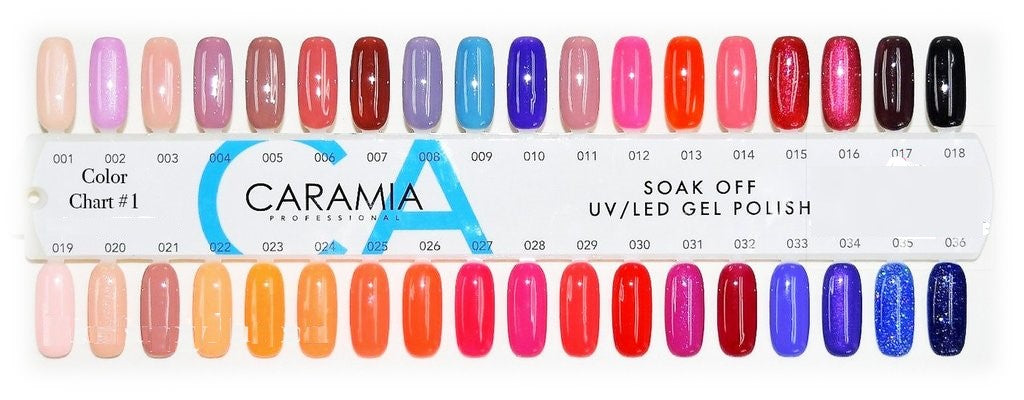 Caramia Gel Polish Color - 1 to 36