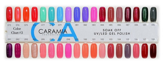 Caramia Gel Polish Color - 73 to 108