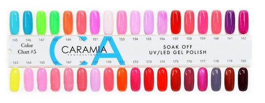 Caramia Gel Polish Color - 145 to 180