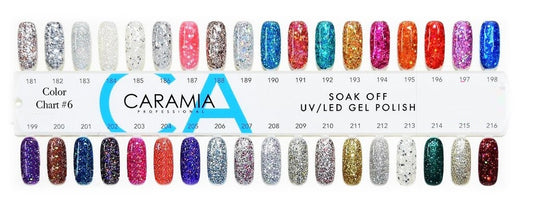 Caramia Gel Polish Color - 181 to 216