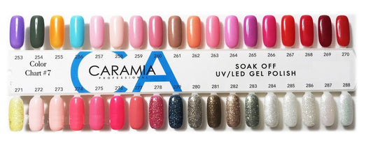 Caramia Gel Polish Color - 253 to 288