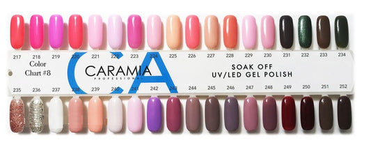 Caramia Gel Polish Color - 217 to 252