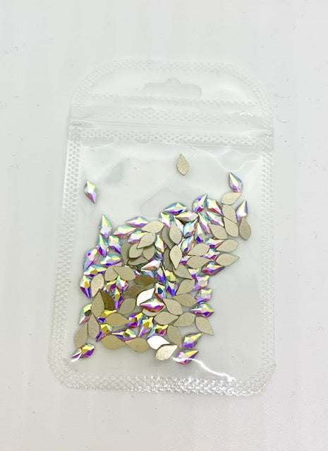 Crystal Flatback Pack - Crystal AB Flame