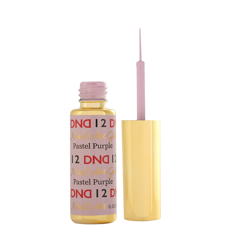 DND Liner Gel Polish Swatch - from 1 to 36