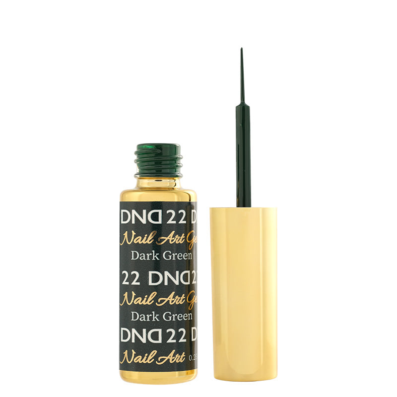 DND Liner Gel Polish Swatch - from 1 to 36