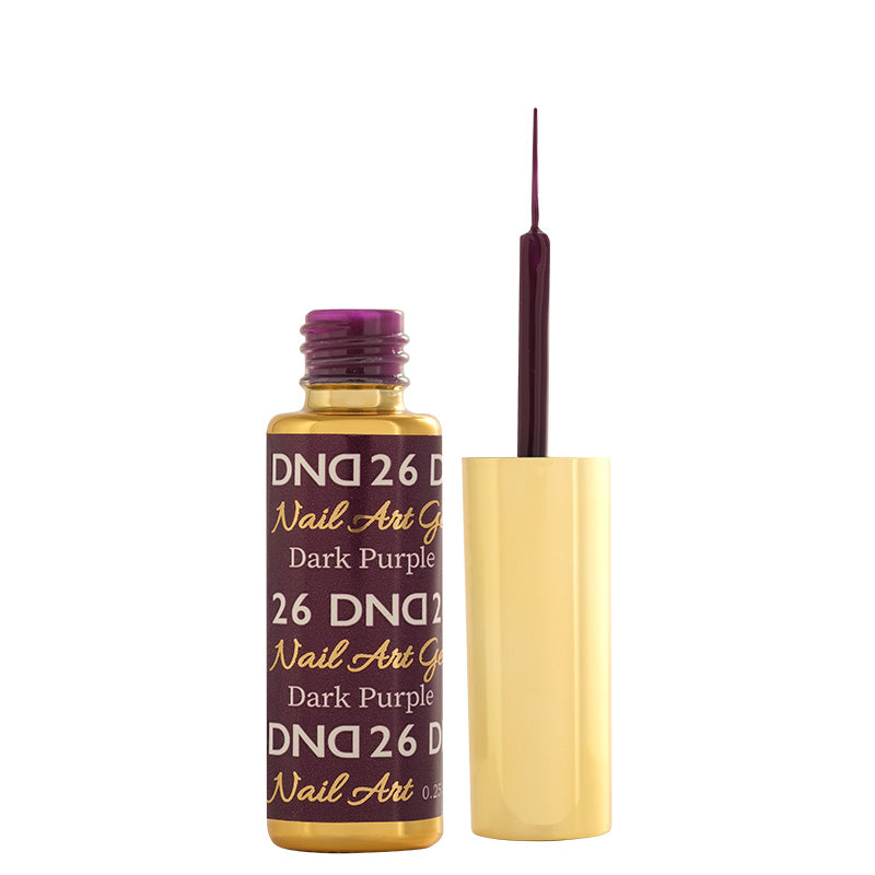 DND Liner Gel Polish Swatch - from 1 to 36