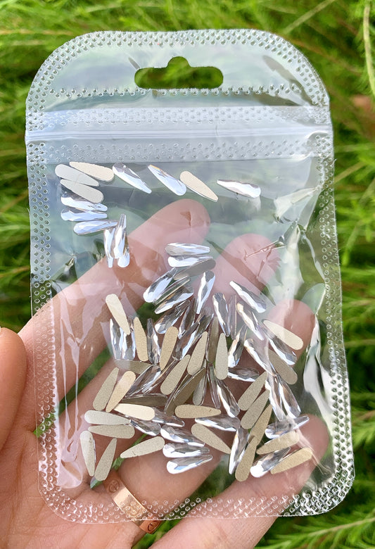 Clear Rhinestone Tear Drop Rhinestones