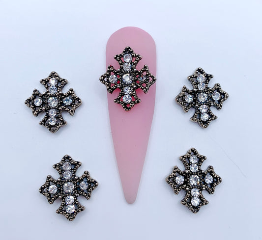 10pcs cross charms