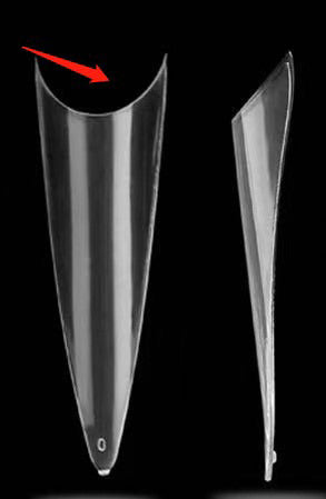 XL Stiletto Straight Tips