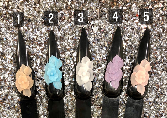 NEW Elegant Full Bloom 3D Acrylic Flowers