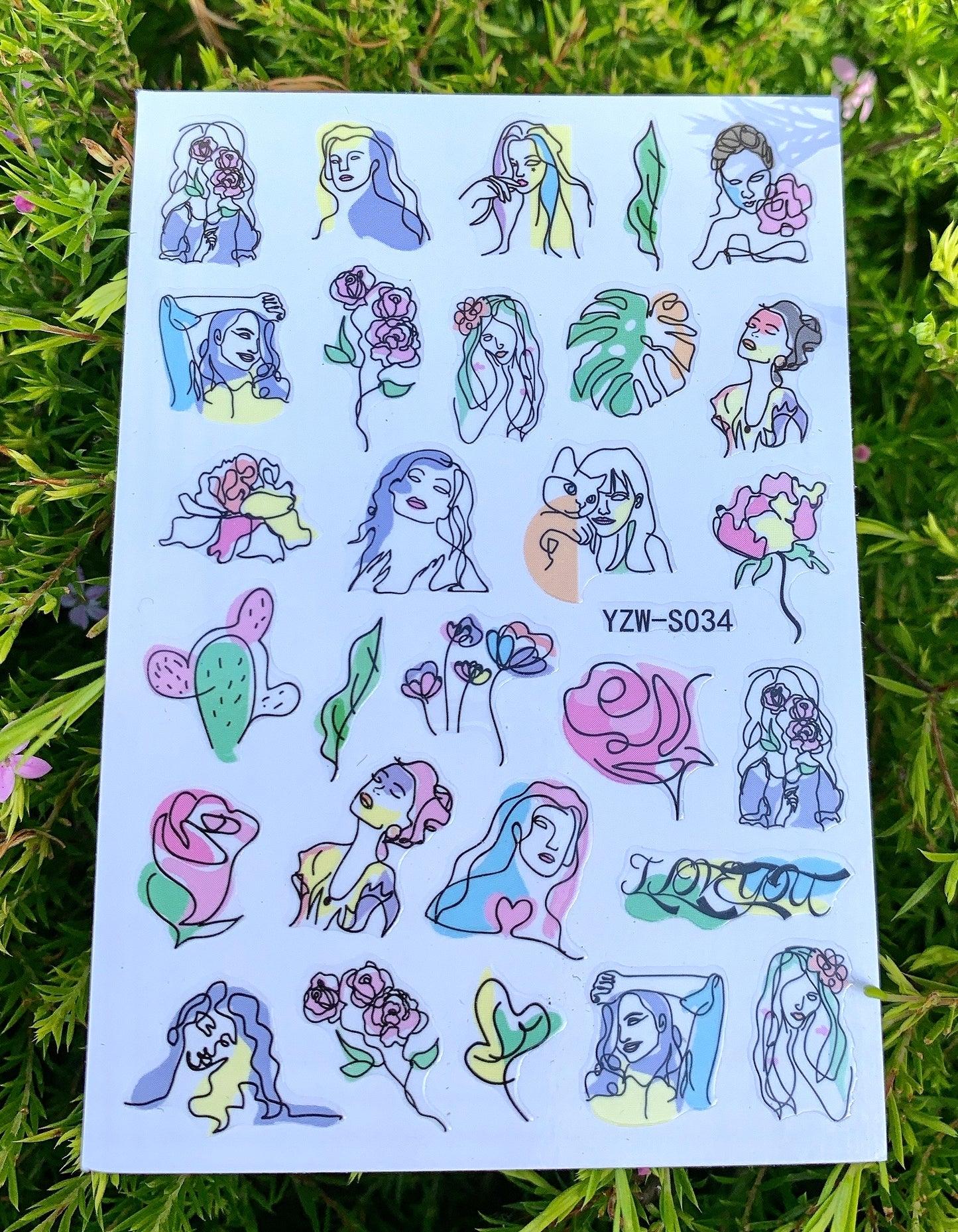 Sticker Abstract Ladies