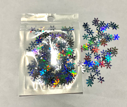 XMAS Holographic Snowflakes