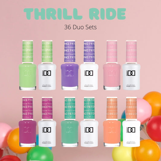 NEW DND Gel Polish Color - Swatch 11 from 783 to 819