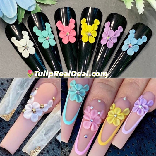 NEW 3D Handmade Acrylic Flowers