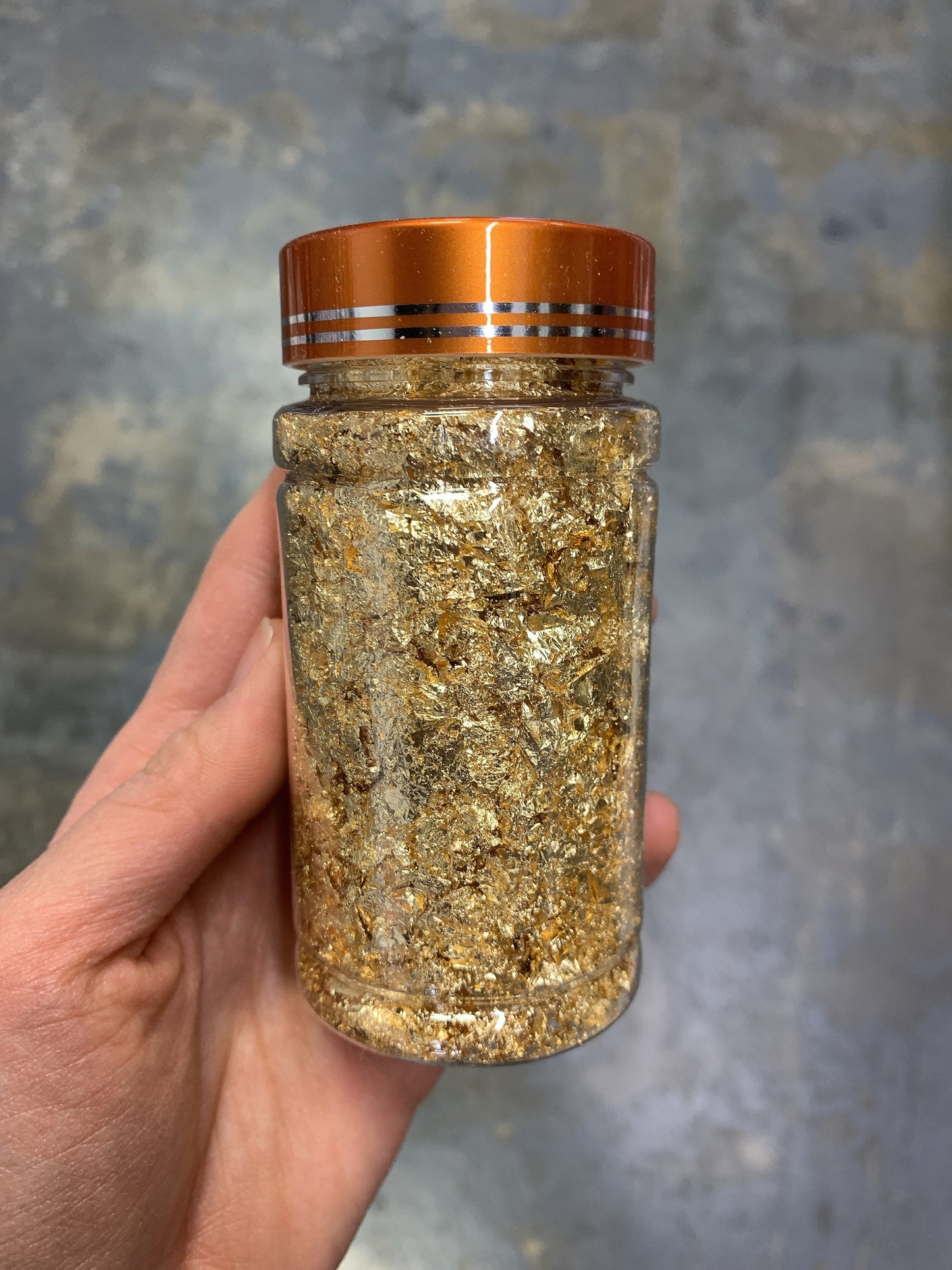Gold Foil Flake Big Jar