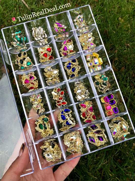 Fancy Nail Charms Bling Box