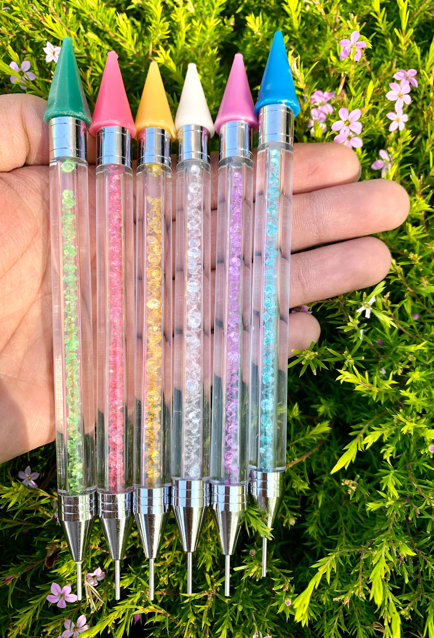 Diamond rhinestone Pick Pencil Wax