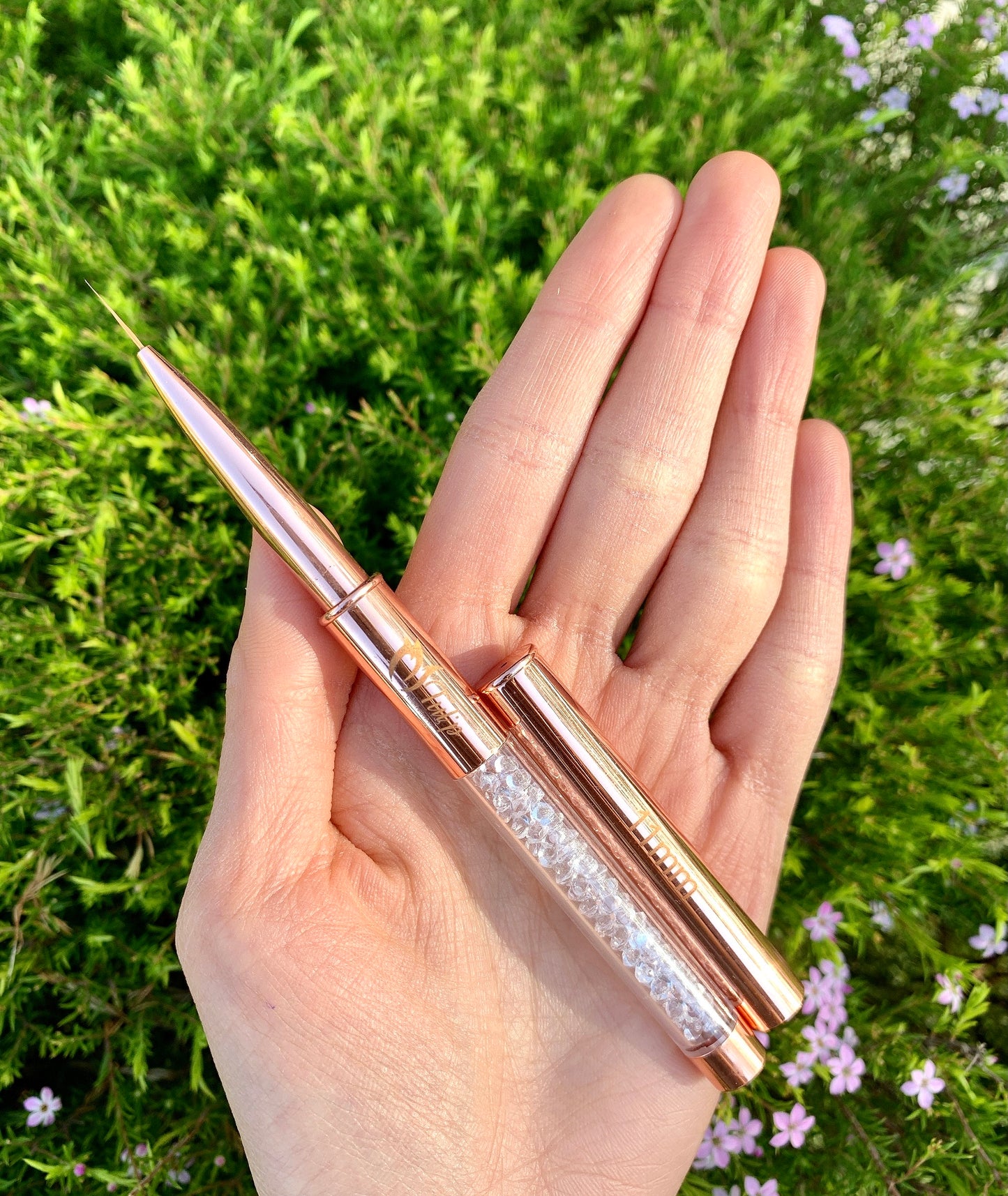Design Kolinsky Liner Brush 11mm Rose Gold
