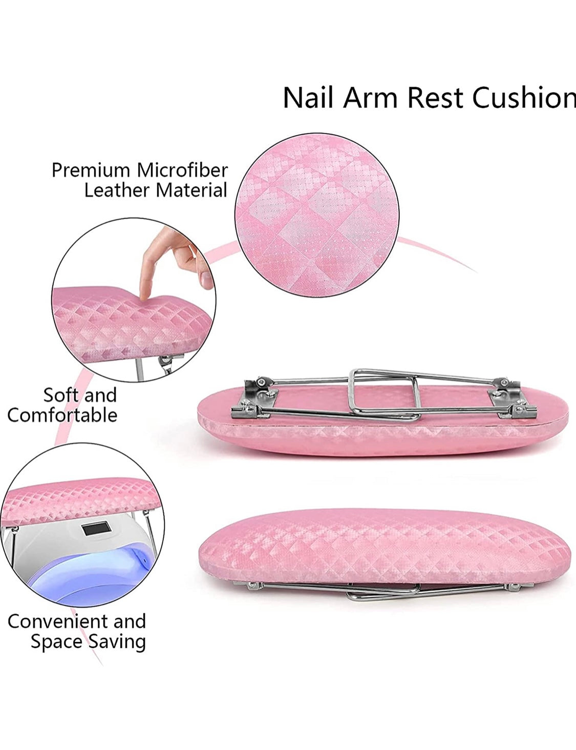 Foldable Pink Arm Rest
