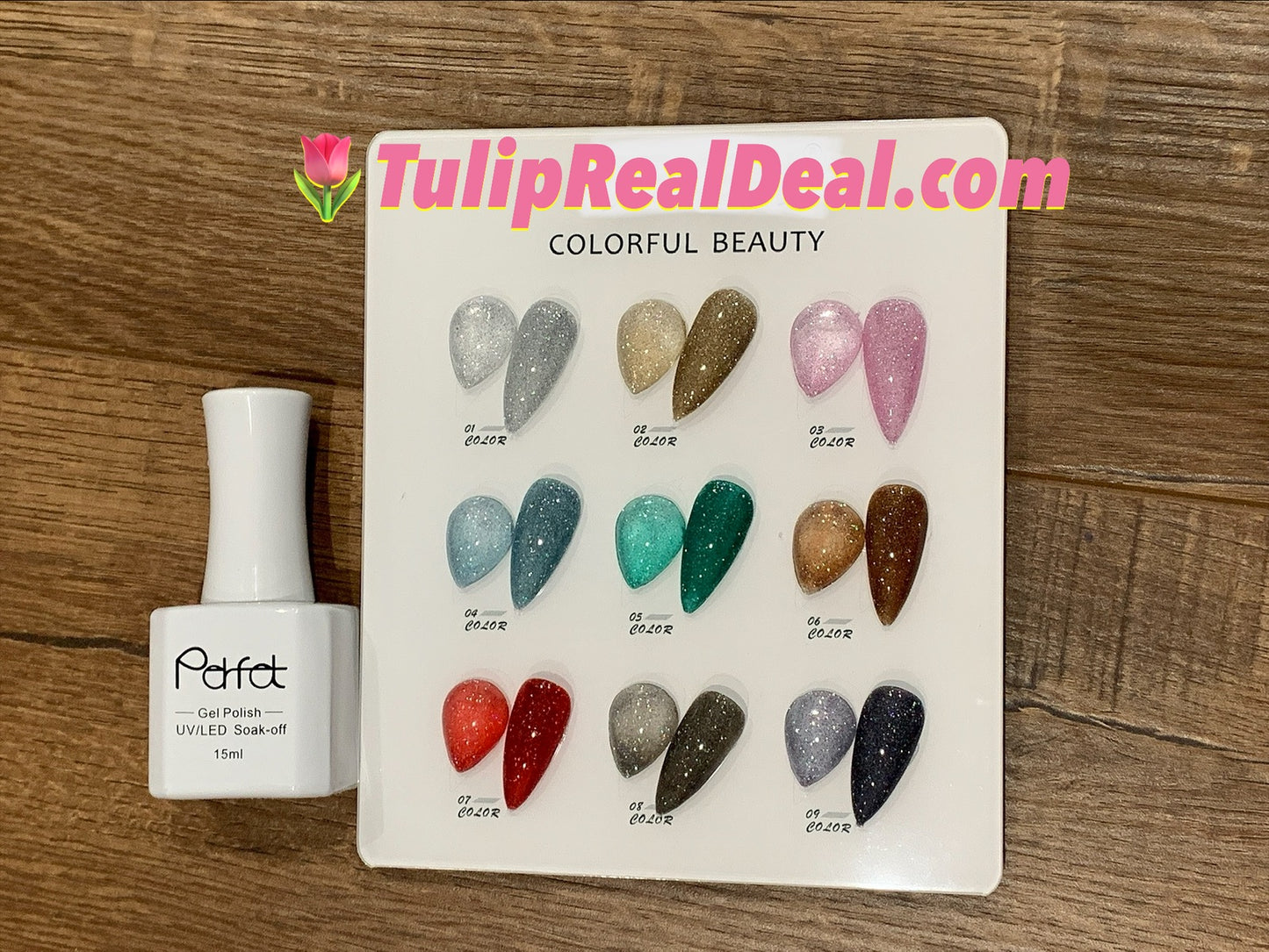 Reflective Diamond Glitter Gel Polish