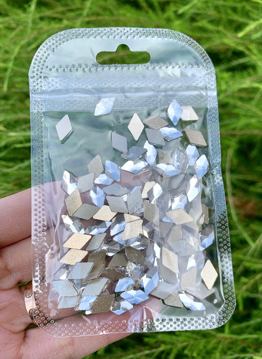 Clear Rhinestone Rhombus/ Kite Rhinestones