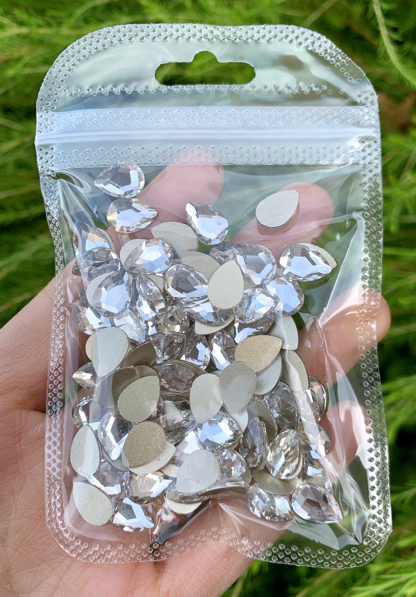 Clear Rhinestone Pear Rhinestones