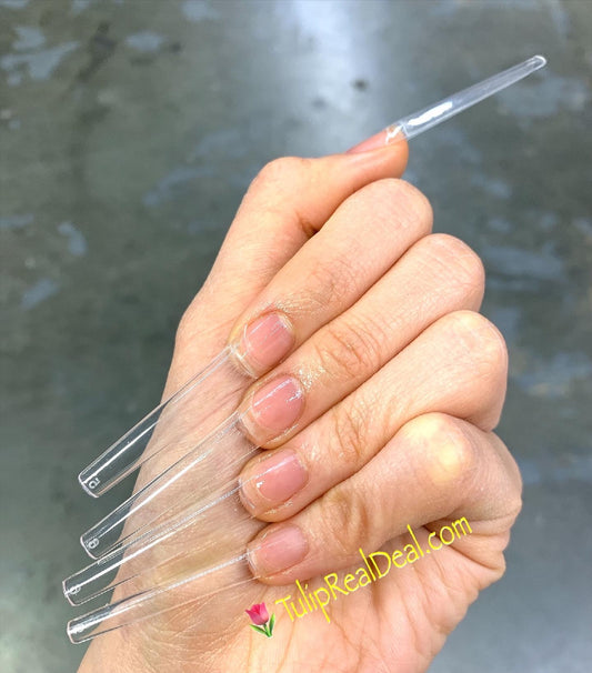 XXL Coffin Straight NON C-Curve tips