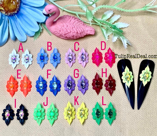 NEW 3D Acrylic Flowers