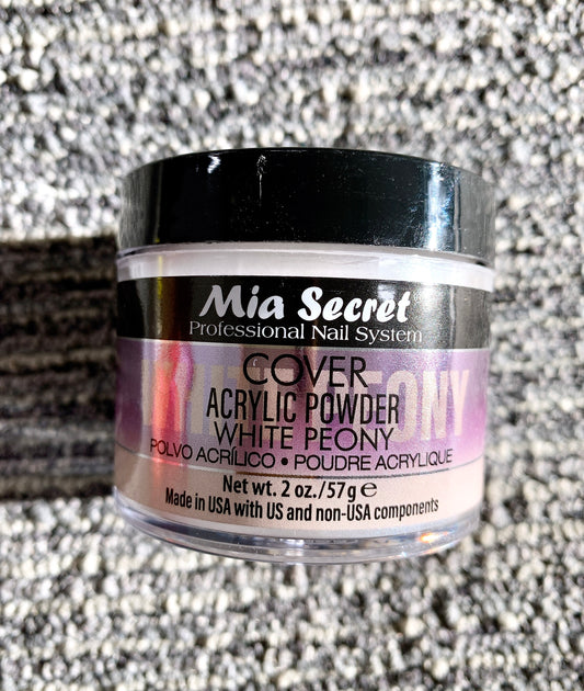 Mia Secret Cover White Peony Acrylic Powder 2oz