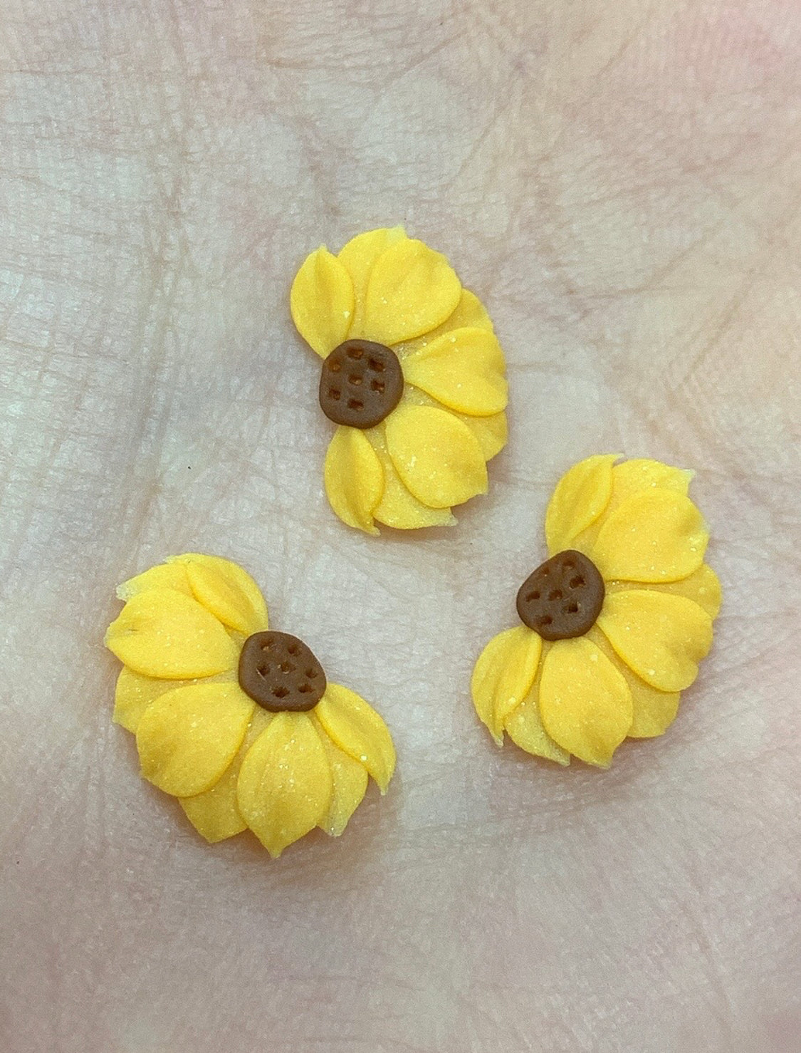 3D Acrylic Sunflowers 4pcs