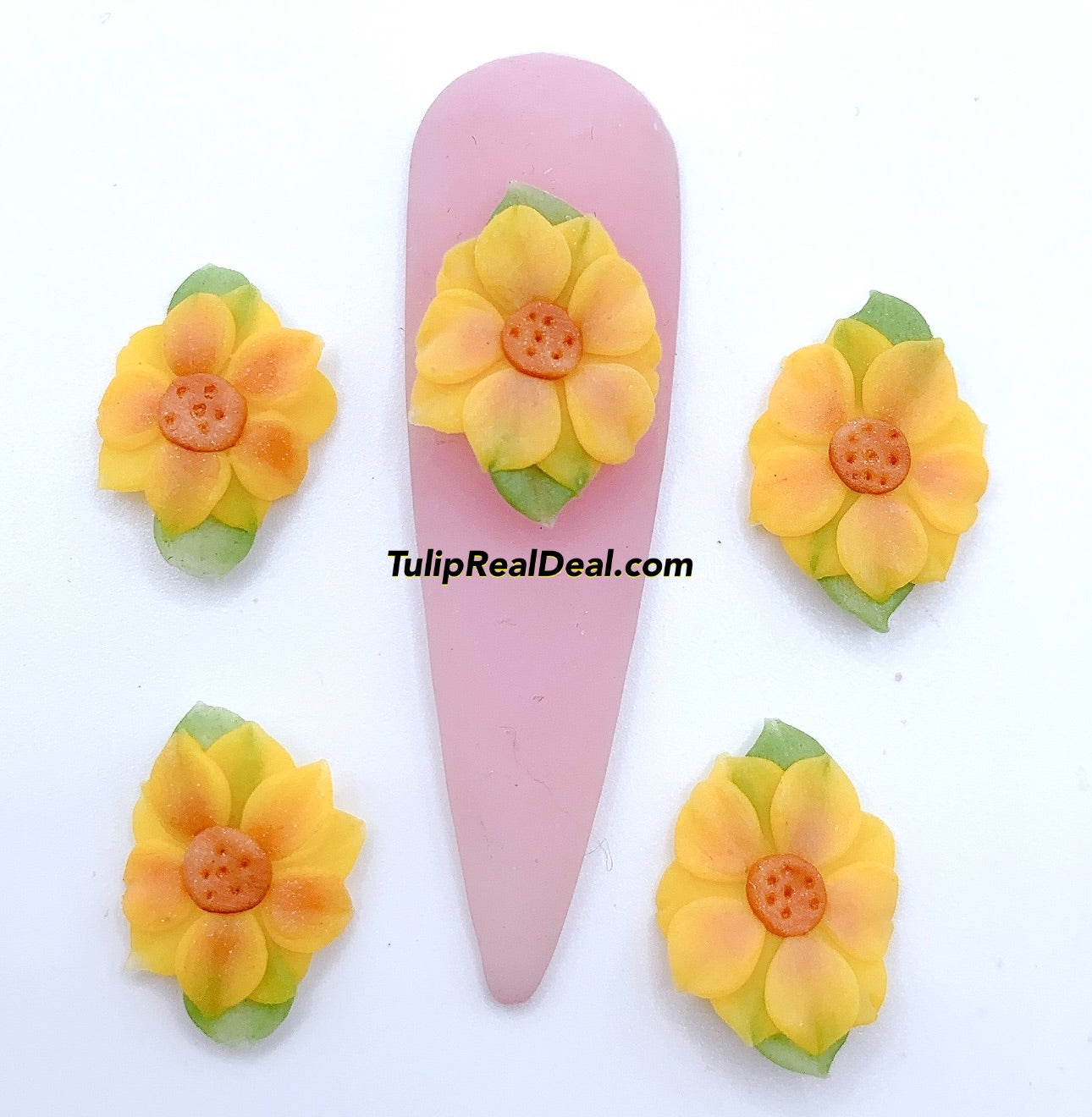 HANDMADE 3D Acrylic Sunflowers 4pcs