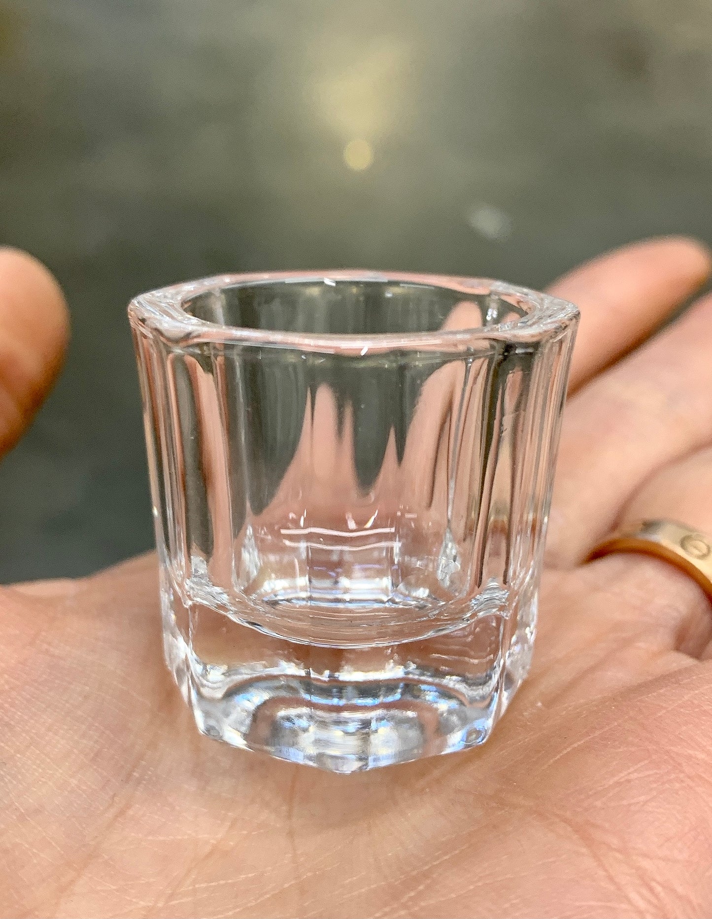 Clear Glass Dappen Dish