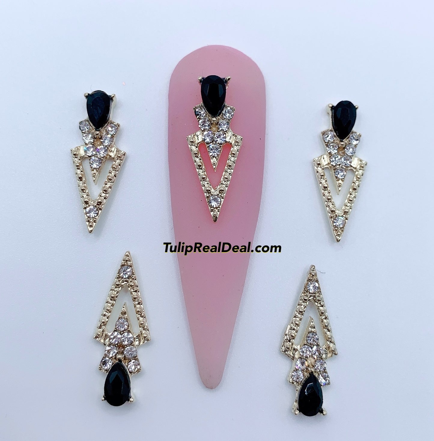 3D Fancy Bling nail charms 5pcs