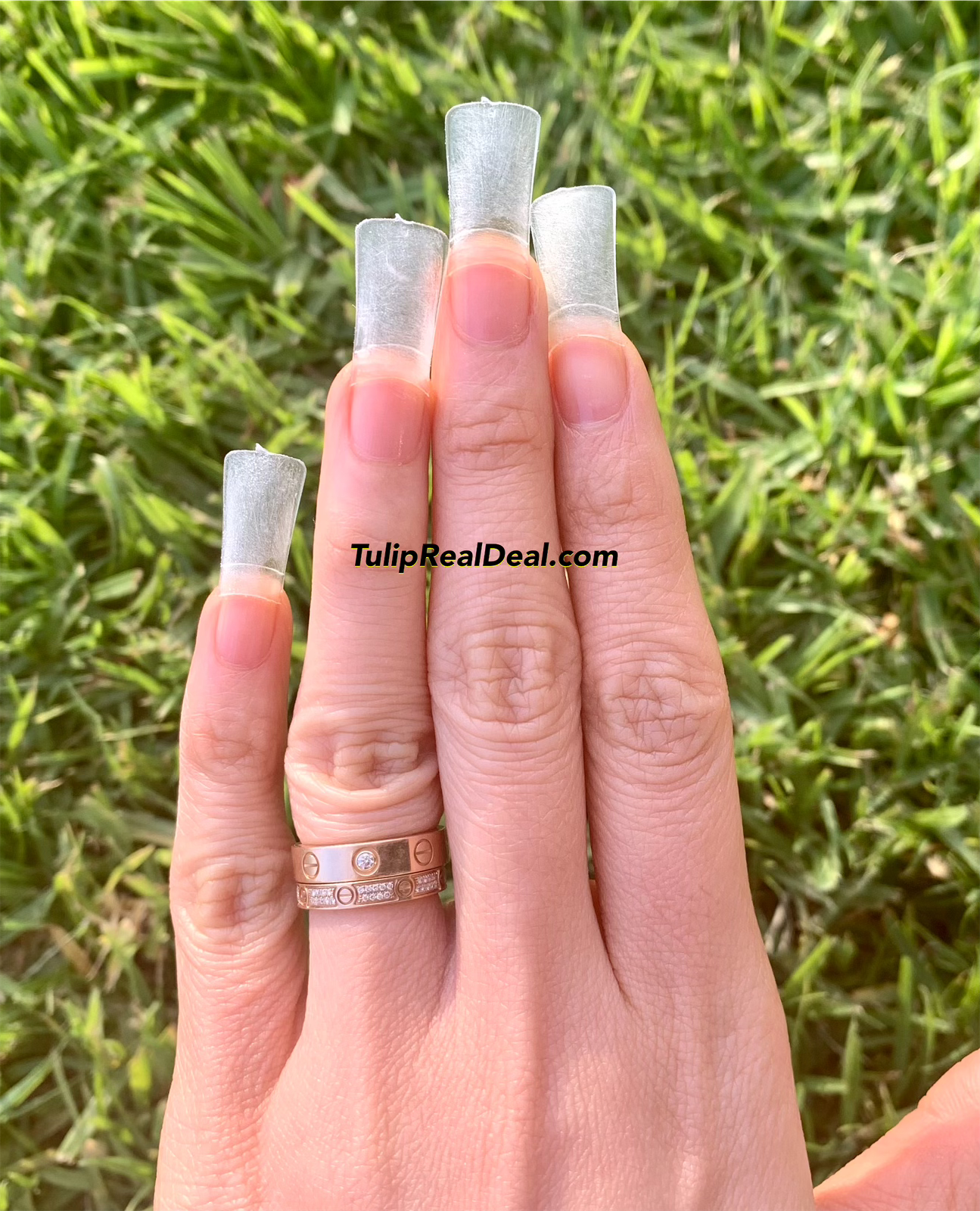 Duck Feet Half cover non C-curve nail tips