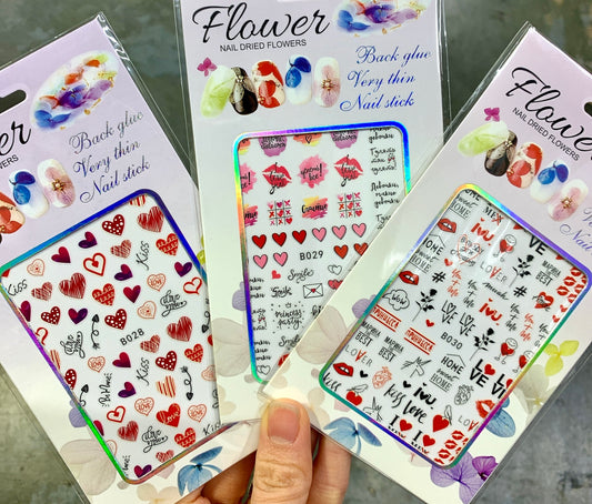 Sticker Valentine Hearts