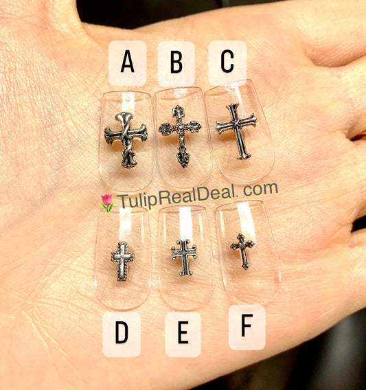 15pcs cross charms