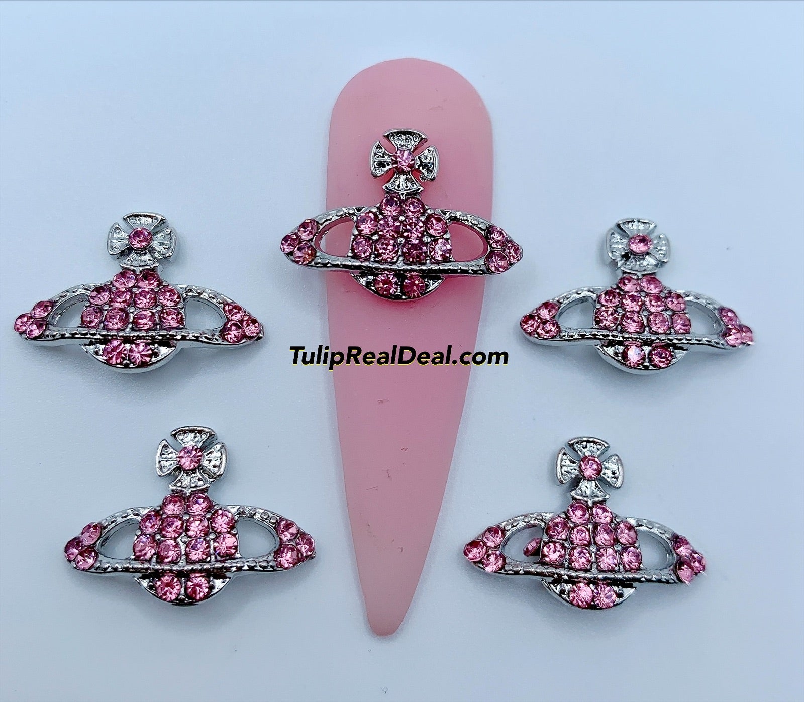 Planet cross pearl charms – Tulip Real Deal